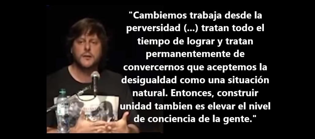 2018 - La chilenización de la sociedad Argentina consiste esencialmente en destruir el proyecto del yrigoyenismo y del peronismo