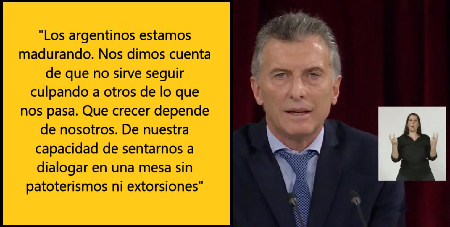 20180301 - Apertura de sesiones legislativas4.png, Mauricio Macri Vamos a dejar de endeudarnos,