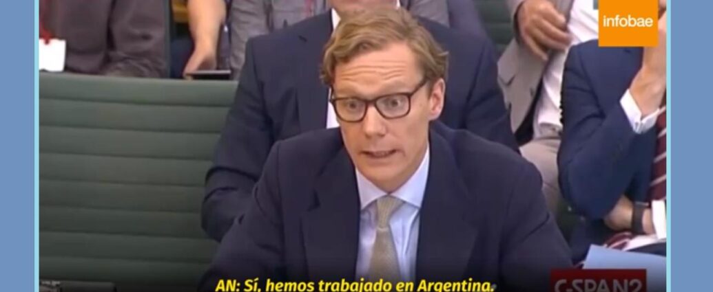 20180610 - Cambridge Analytica acepto que planificó una campaña Anti K en Argentina