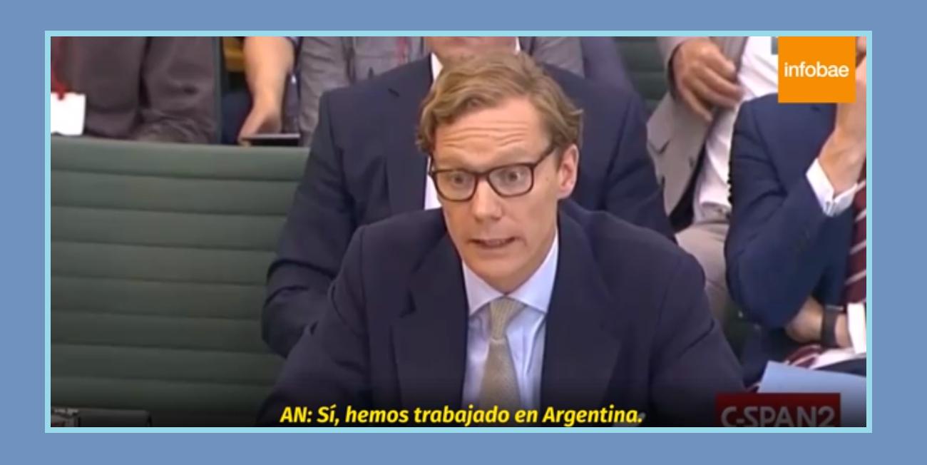 20180610 - Cambridge Analytica acepto que planificó una campaña Anti K en Argentina