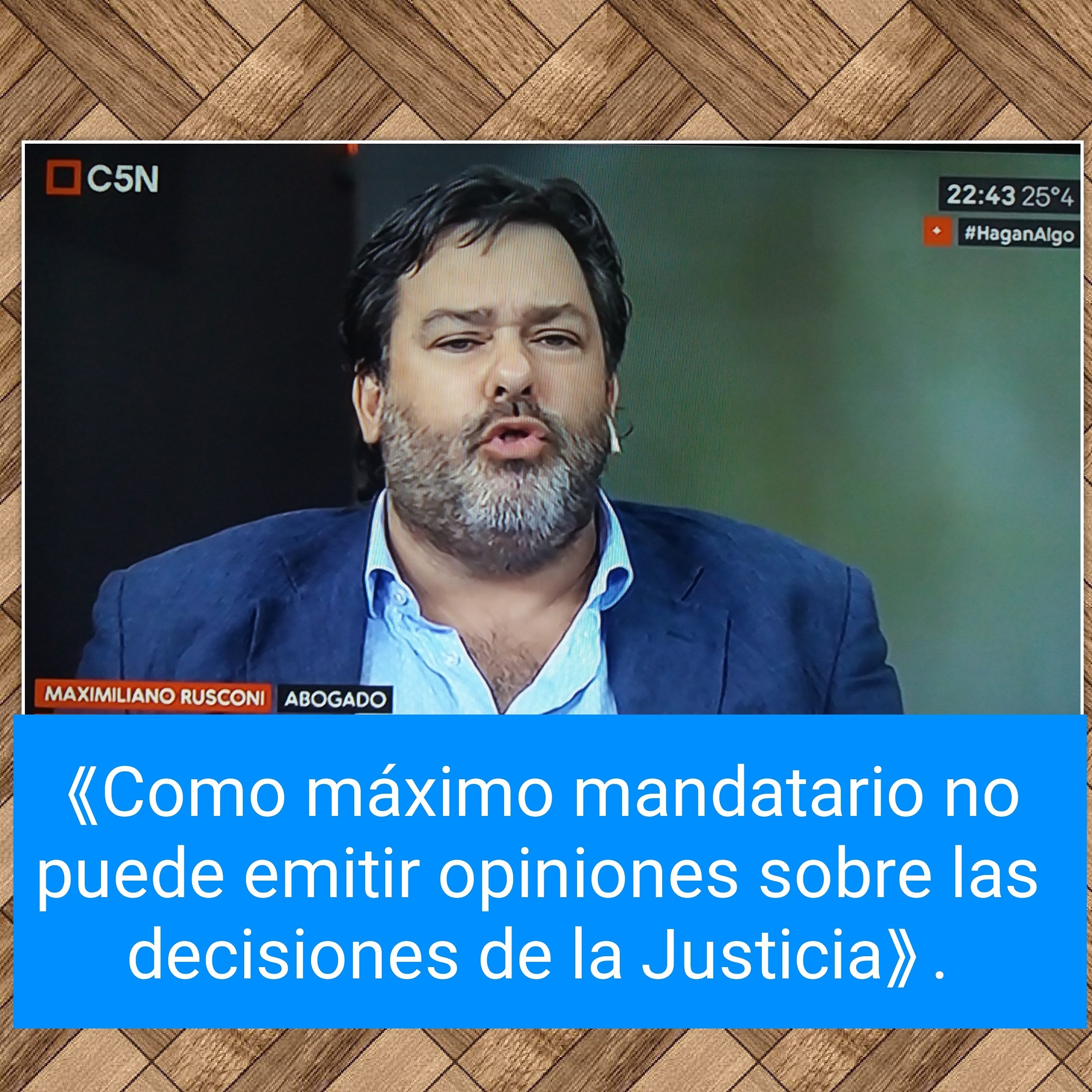 Macri Mi papá sistema de extorsión