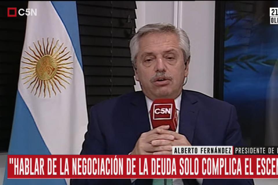 Alberto Fernández, Mauricio Macri,