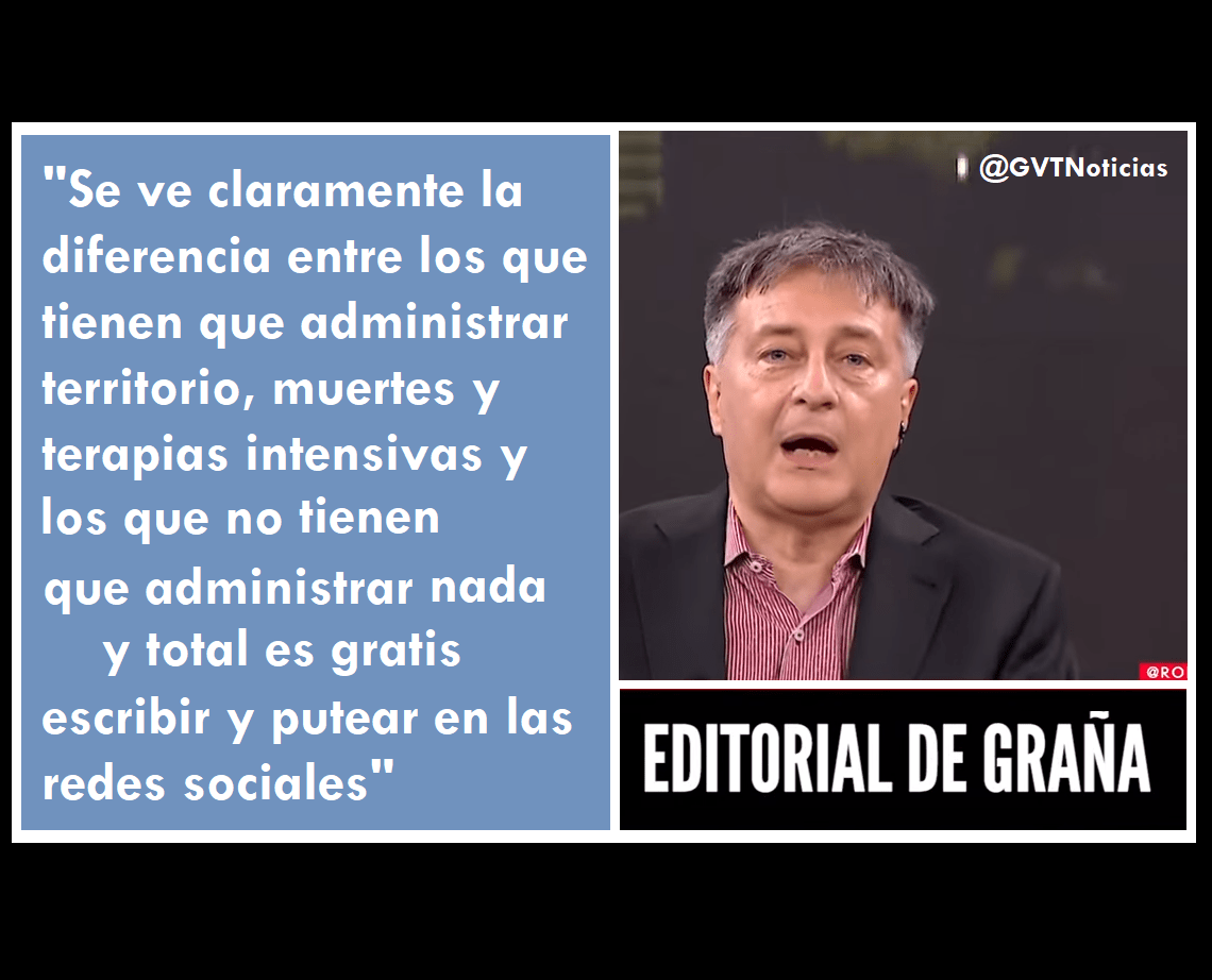 Rolando Graña los que administran la pandemia