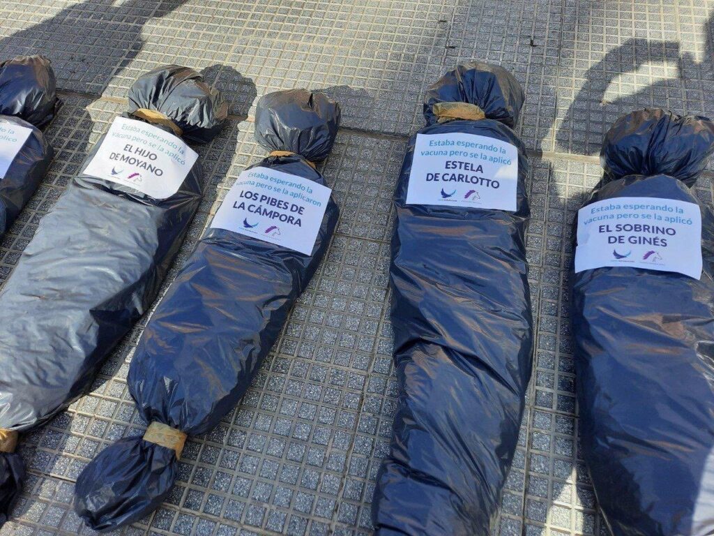 bolsas mortuorias nombres dirigentes políticos Argentina