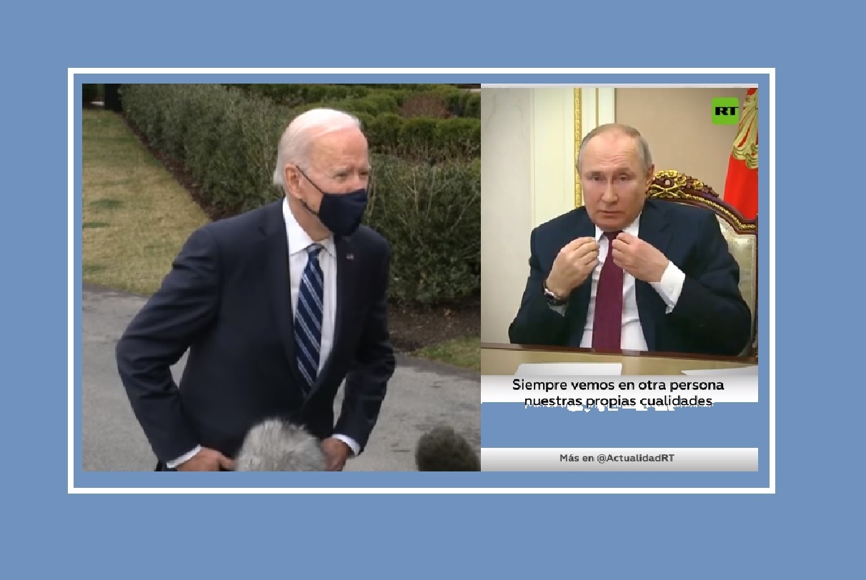 Biden asesino Rusia Putin espejo