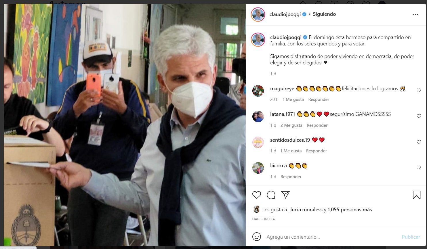 poggi, elecciones 2021, instagram