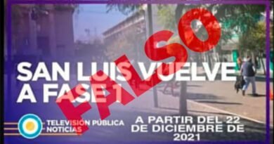 Fake news, falso San Luis vuelve a Fase 1