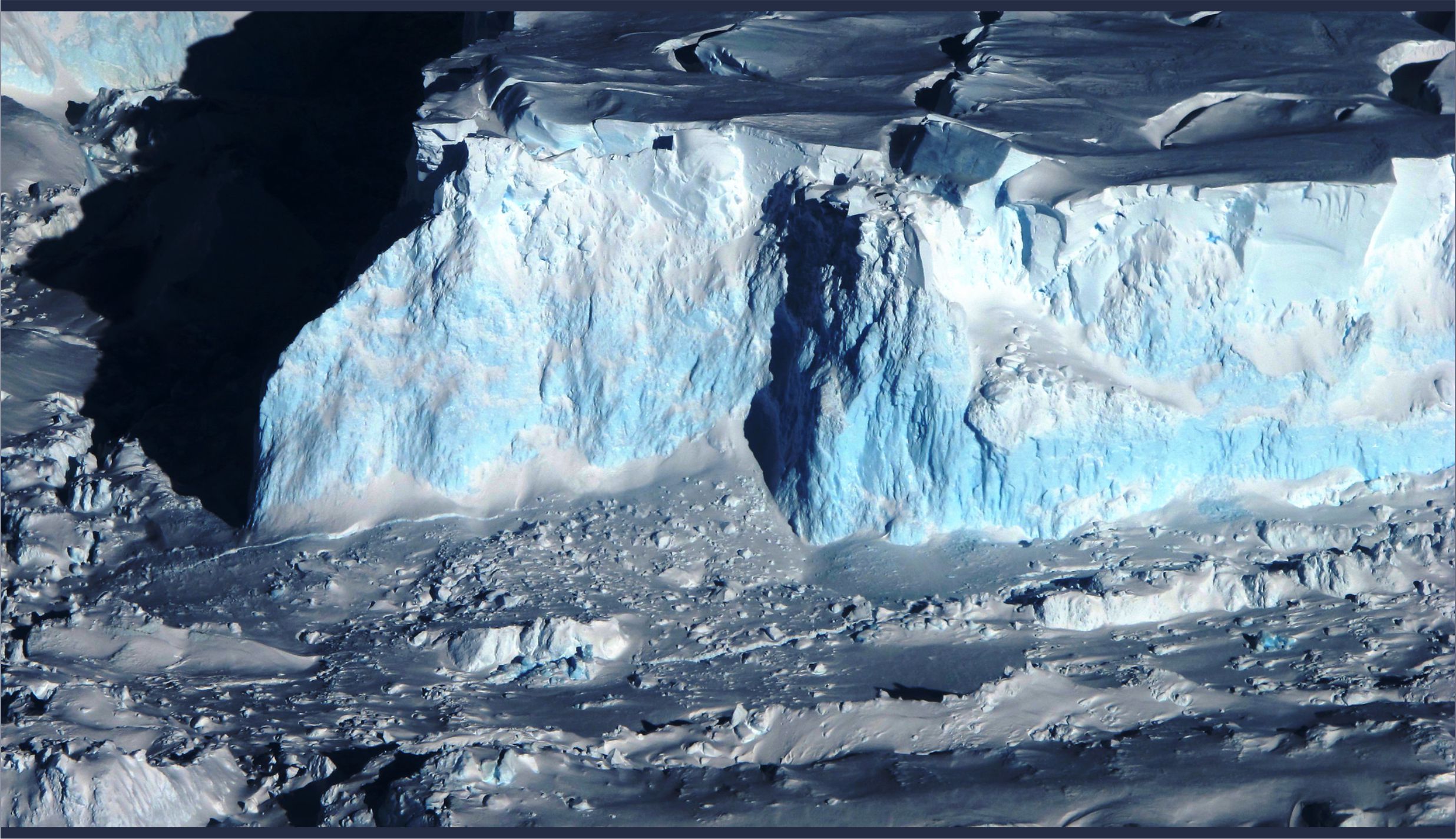 2023 - El glaciar del apocalipsis - Glaciar del Juicio Final - glaciar Thwaite - NASA